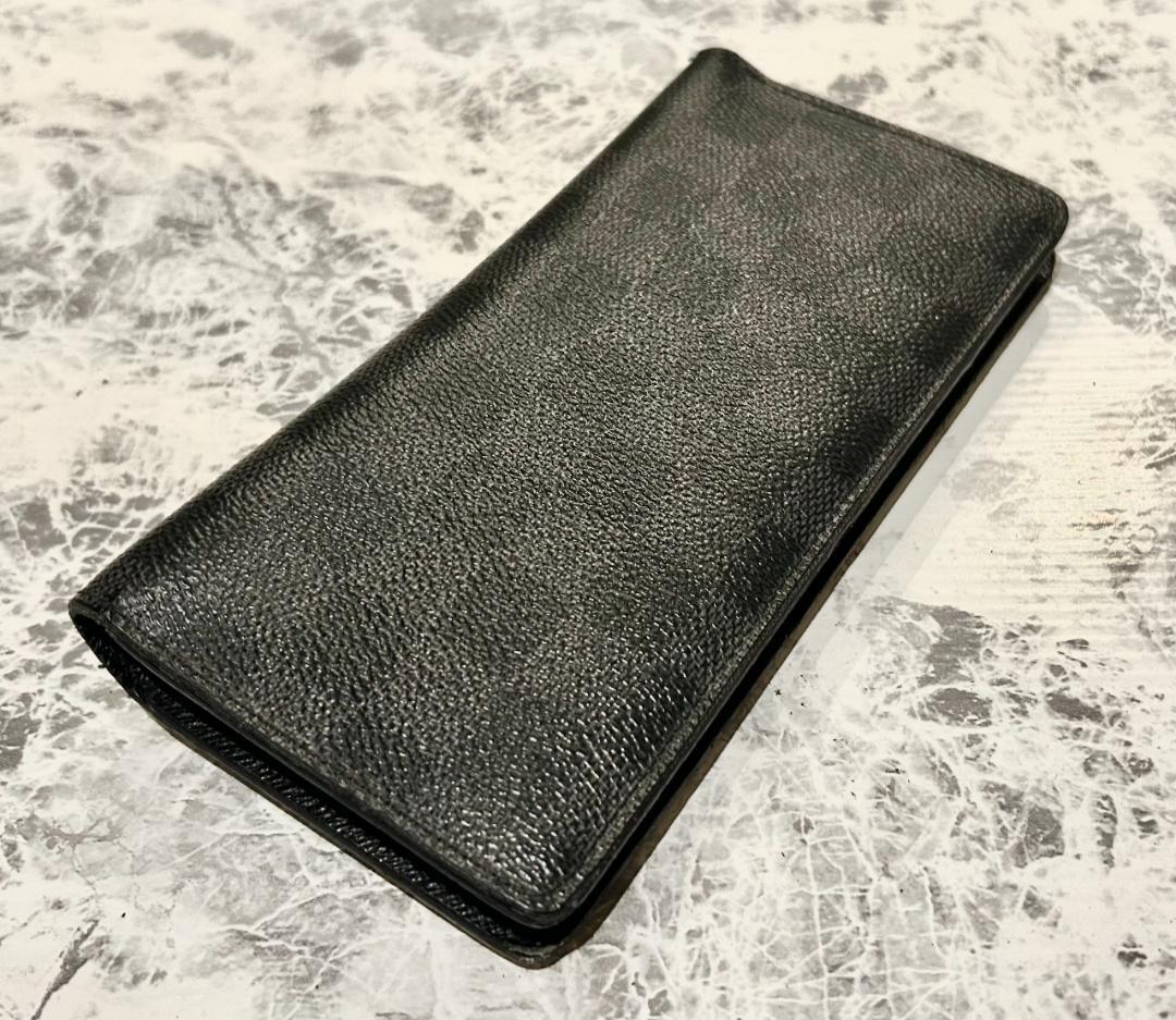 LOUIS VUITTON 長財布 ダミエ　ポルトフォイユブラザ グラフィット
