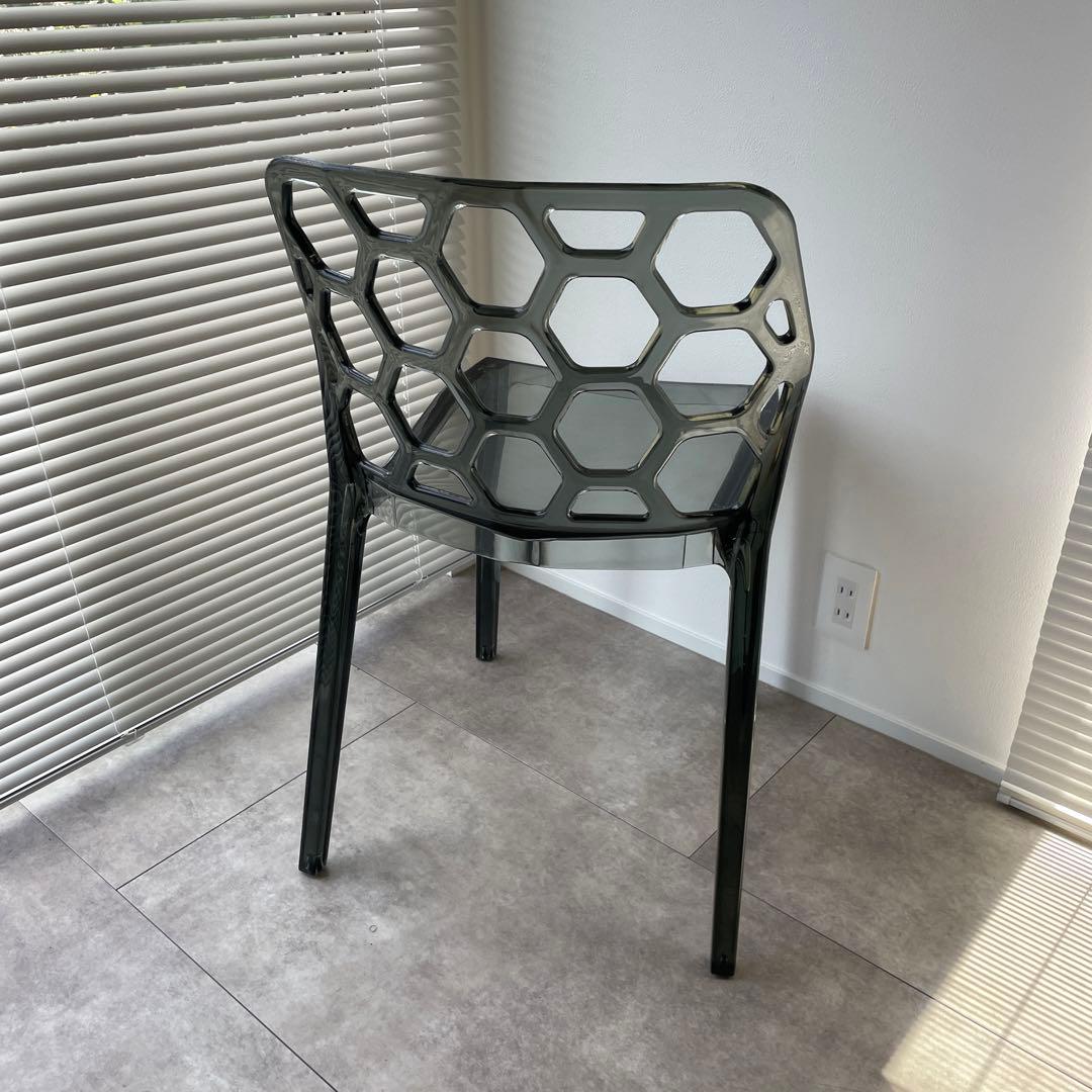 ミッドセンチュリー クリアチェア ポストモダン デザイナーズ ダイニングチェア