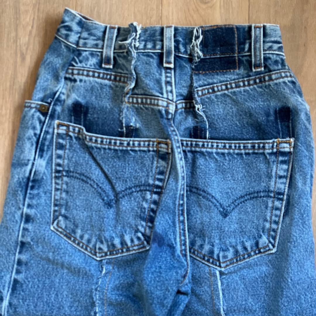 マリオンヴィンテージ　MALION VINTAGE ストレートデニム リメイク