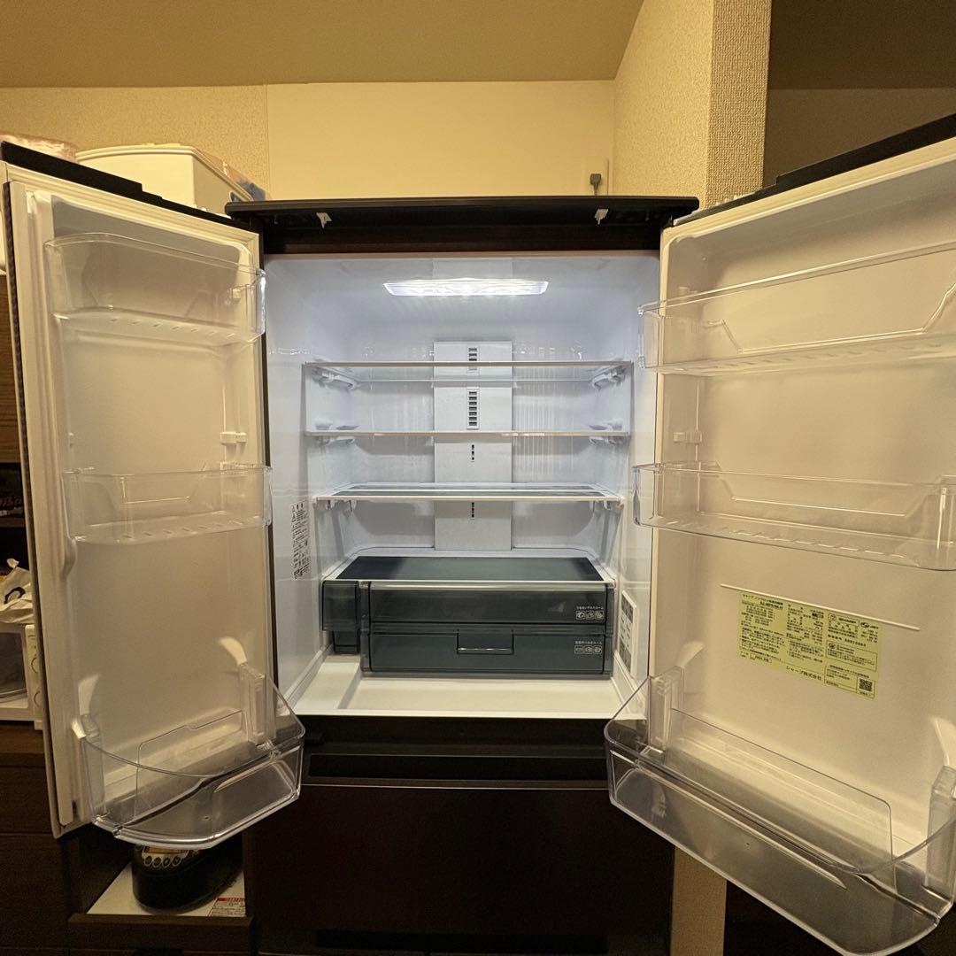 SHARP 冷蔵庫 505L 2024年式 6ドア SJ-MF51M-H