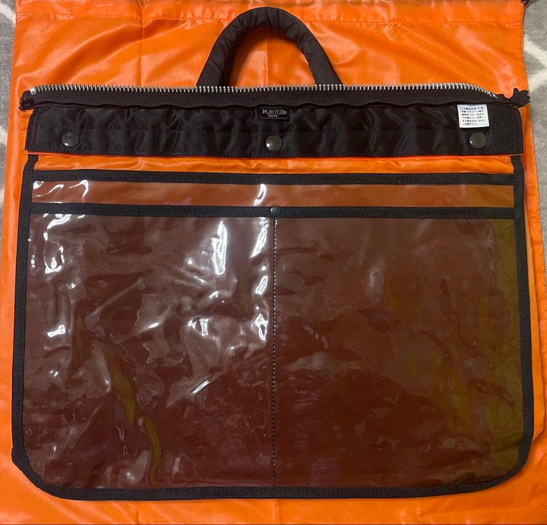 【未使用級新型タグ 】ポータータンカー トートバッグ iPad A4可 Lサイズ