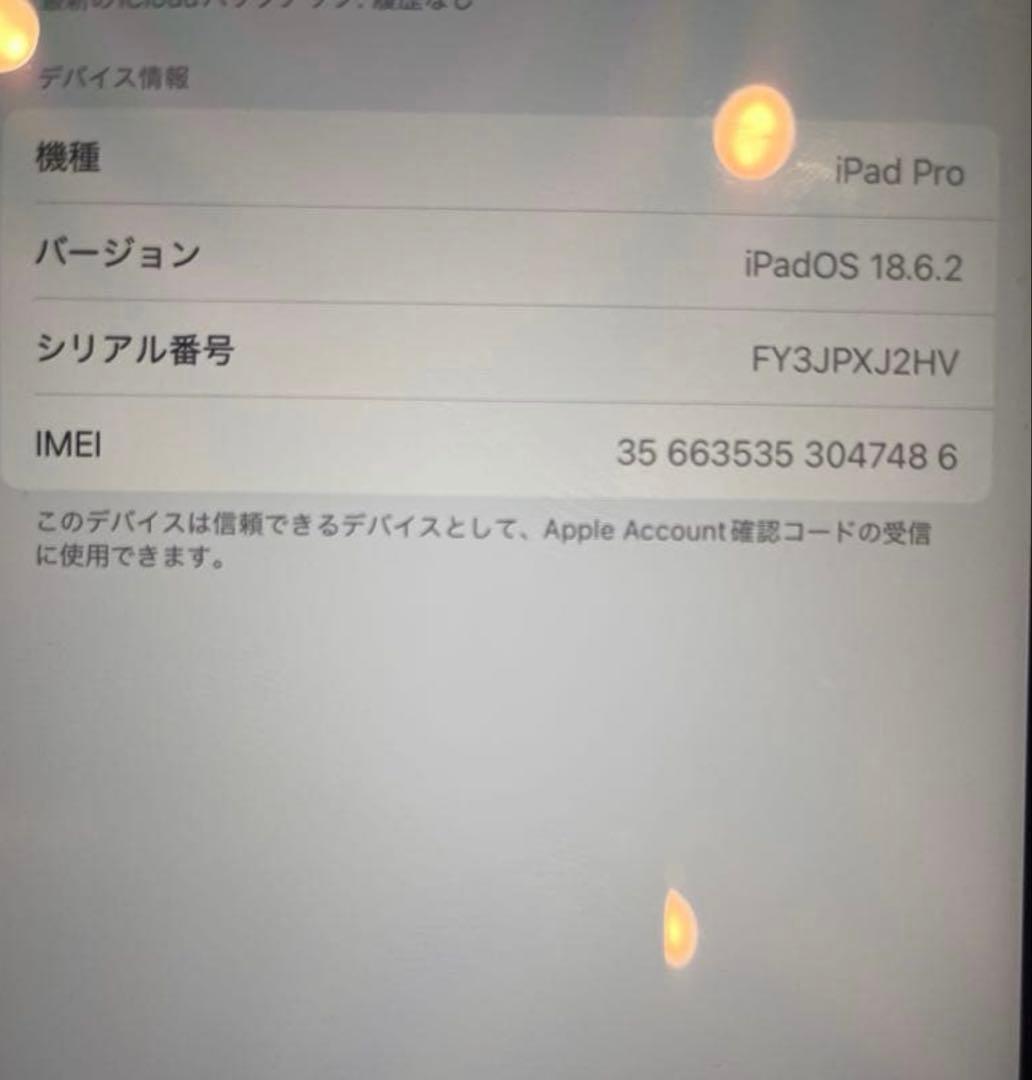 iPad Pro 11インチ M1 第3世代
