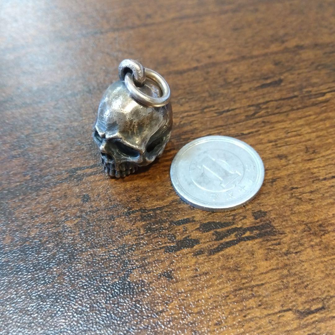 超重量！シルバー925 スカルペンダント