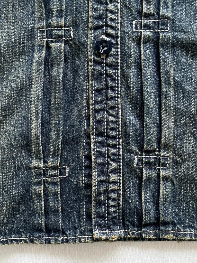 ネイバーフッド デニムシャツ インディゴ Lサイズ位
