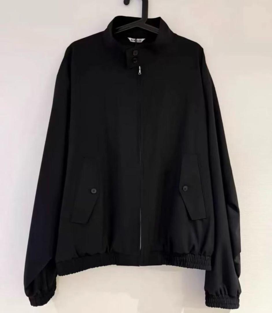 AURALEE ブラック ジャケット ジップアップ 4