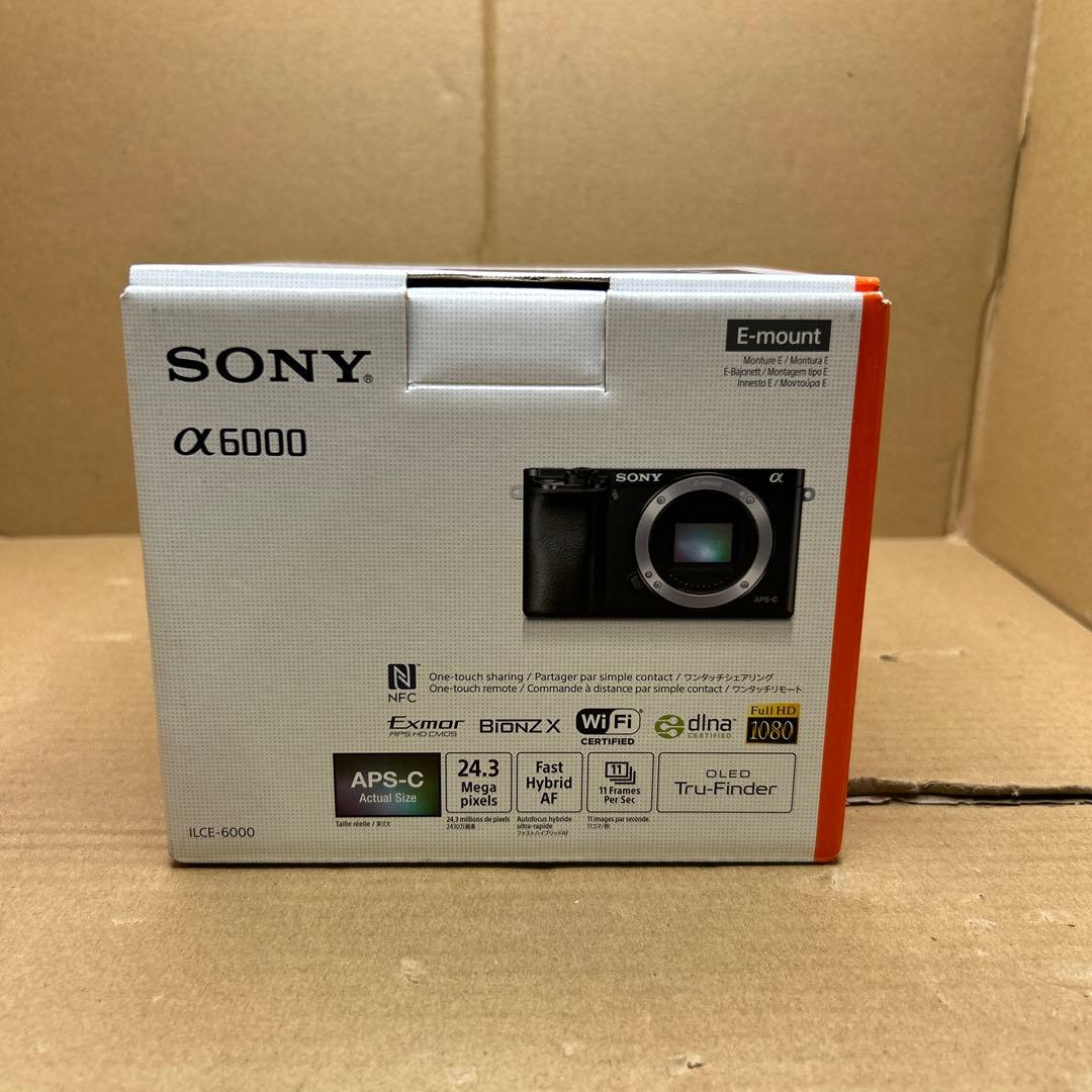 SONY ミラーレス一眼 α6000 ボディ シルバー ILCE-6000 S