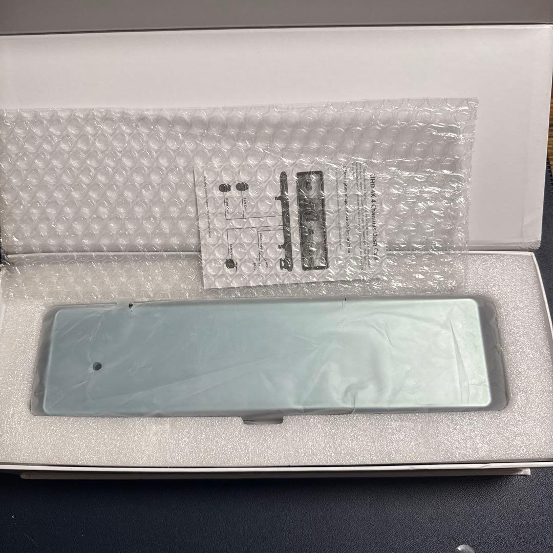 4CH ミラーダッシュカム ドライブレコーダー 12インチ 360°パノラマ