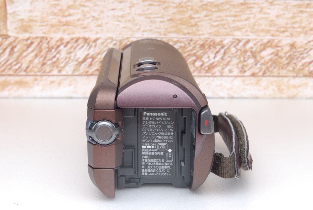 Wi-Fi対応✨Panasonic ビデオカメラ　HC-W570M ブラウン