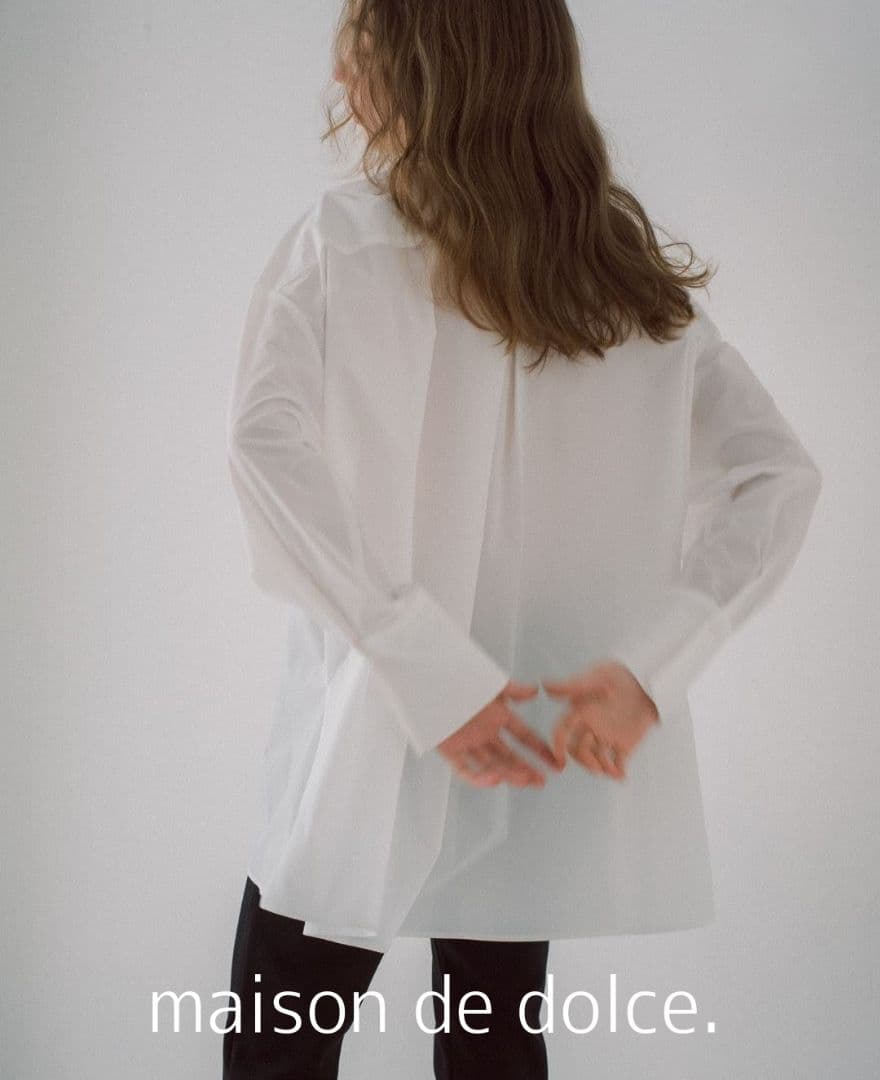 maison de dolce. オーバーシルエットシャツ