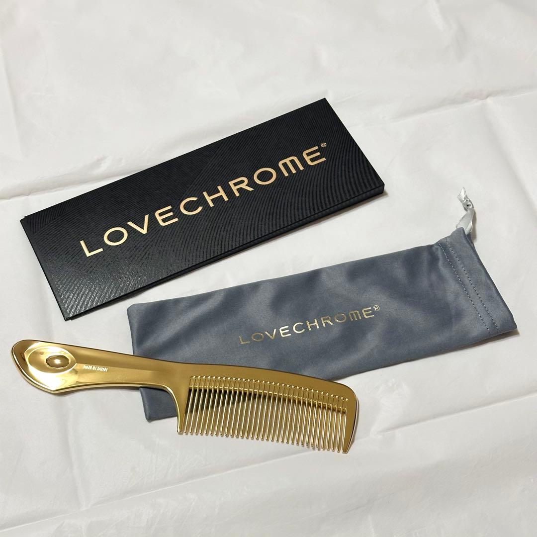 た*か様 ラブクロム K24GP テツキ ゴールド ヘアコーム くし LOVEC