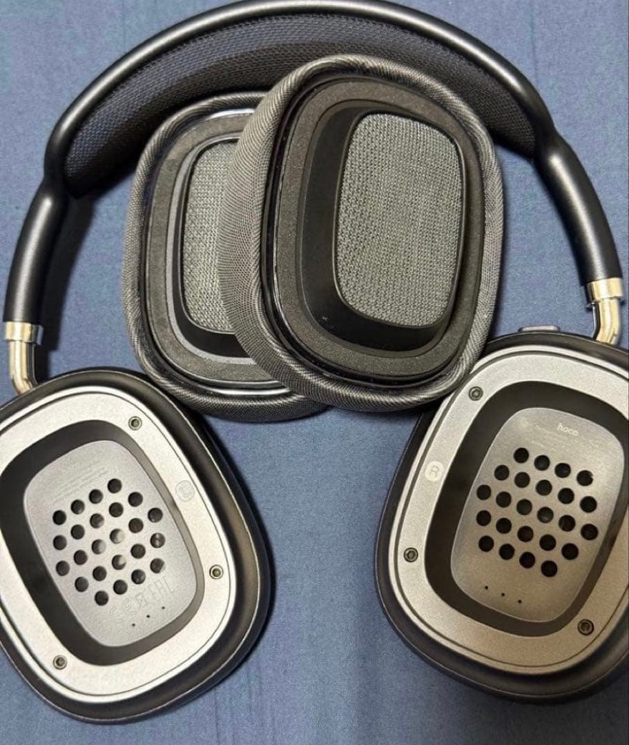 ワイヤレスヘッドフォン グレー