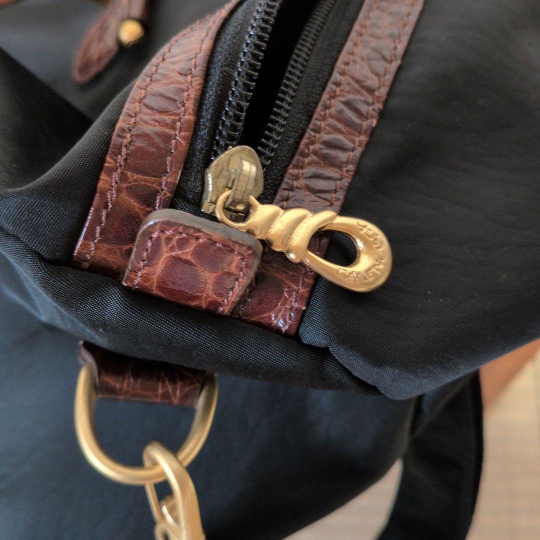 【美品】バレンシアガ　ボストンバッグ　ナイロン　ブラック　2way