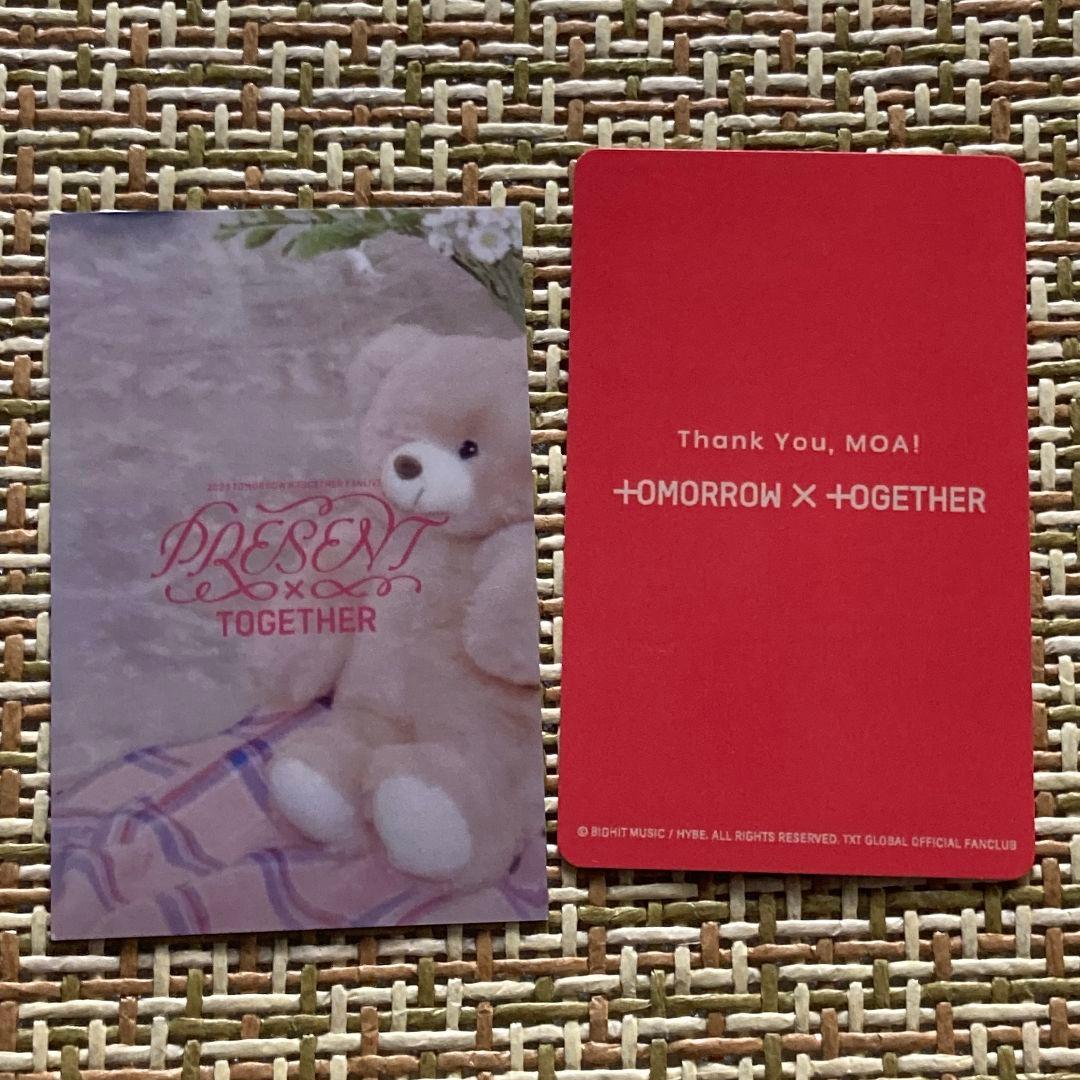 TXT スビン FC MOAZONE ペンミ トレカ 2枚