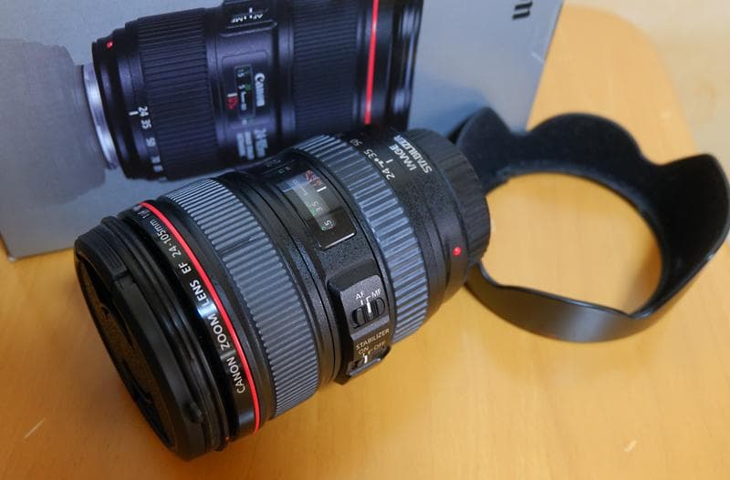 レンズ(ズーム) canon EF24-105mm F4L IS USM