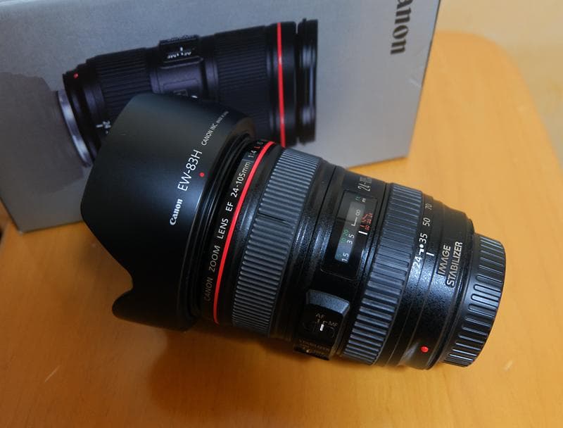 レンズ(ズーム) canon EF24-105mm F4L IS USM