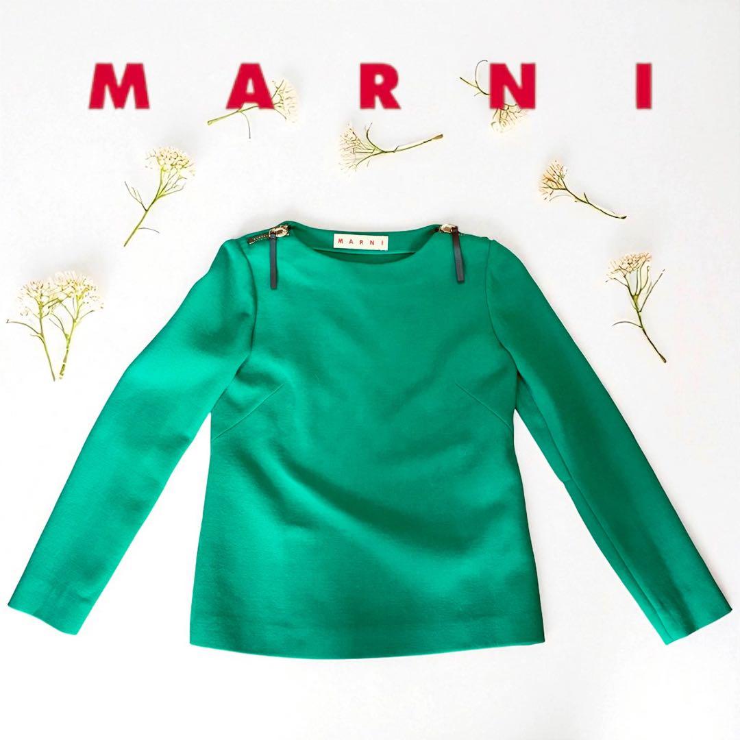 ✨未使用に近い✨MARNI マルニ トップス グリーン 38 M