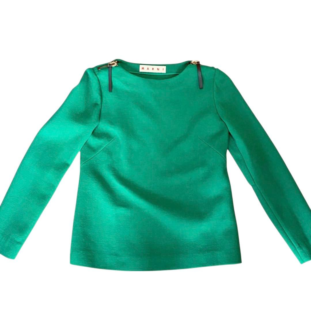 ✨未使用に近い✨MARNI マルニ トップス グリーン 38 M