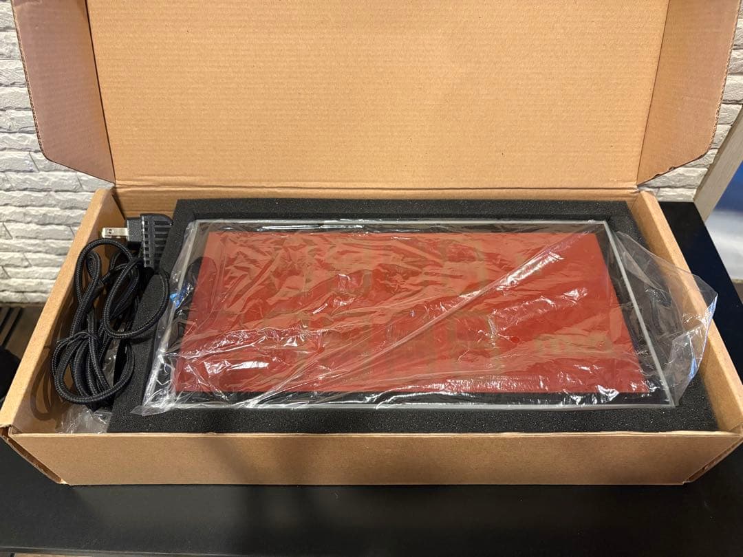  CLOCK デジタル表示　シルバー