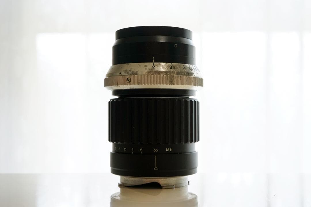 KMZ PO-2-2M 75mm f2 ライカM改 虹ゴースト グルグルボケ