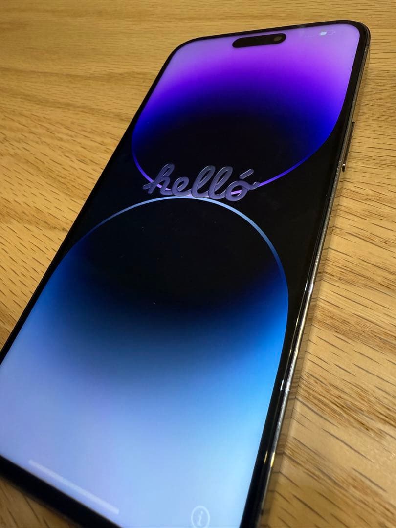 本当に最後　Apple iPhone 14 Pro ディープパープル 本体　箱無