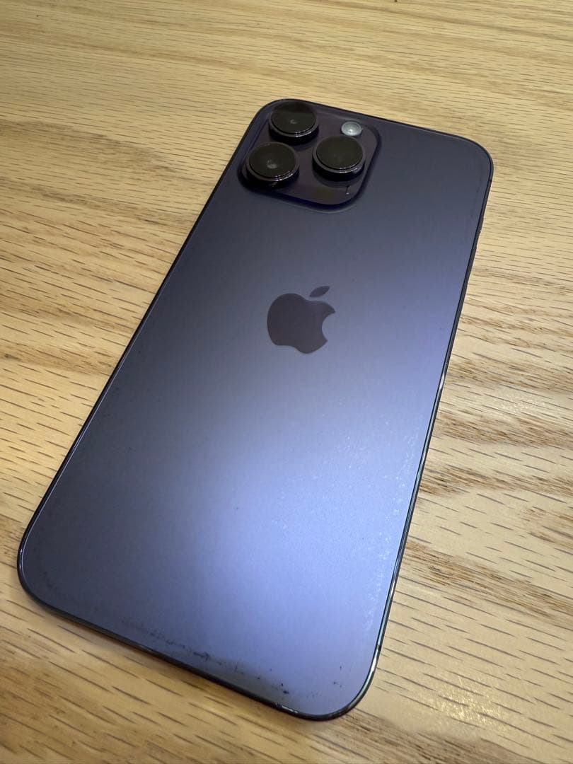 本当に最後　Apple iPhone 14 Pro ディープパープル 本体　箱無