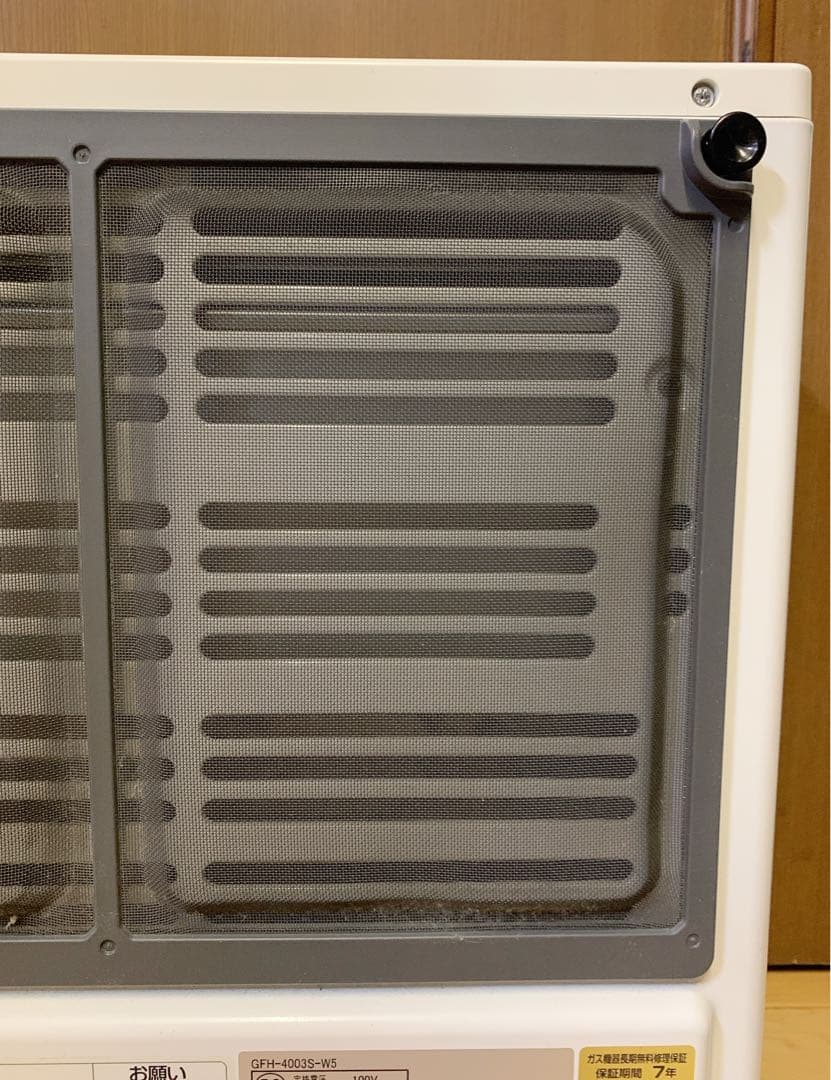 値下げ！【美品】ノーリツ 都市ガスファンヒーター GFH-4003S-W5