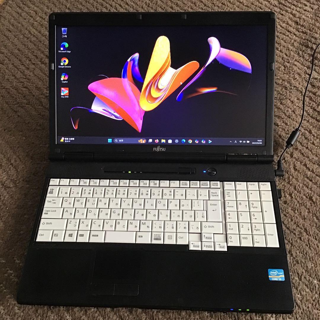 ★驚速　LIFEBOOK 最新Win11Pro24H2 Core i5/SSD