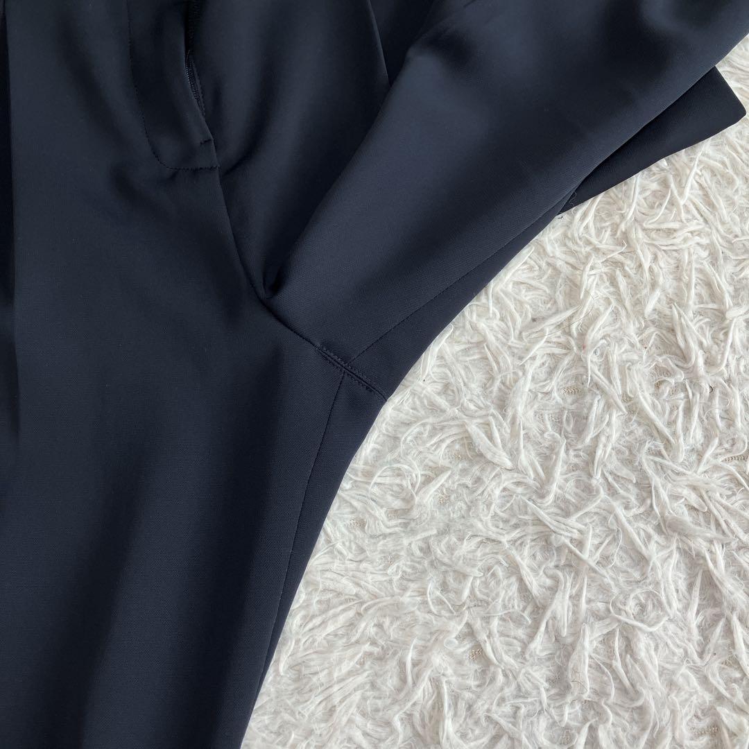 NATURAL BEAUTY BASIC ノーカラージャケットパンツスーツ