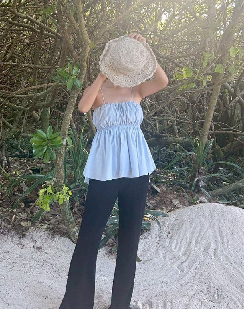 searoomlynn ウエストshapeパッドinベアトップス M