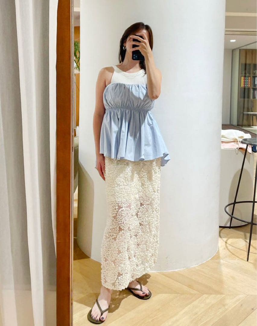 searoomlynn ウエストshapeパッドinベアトップス M