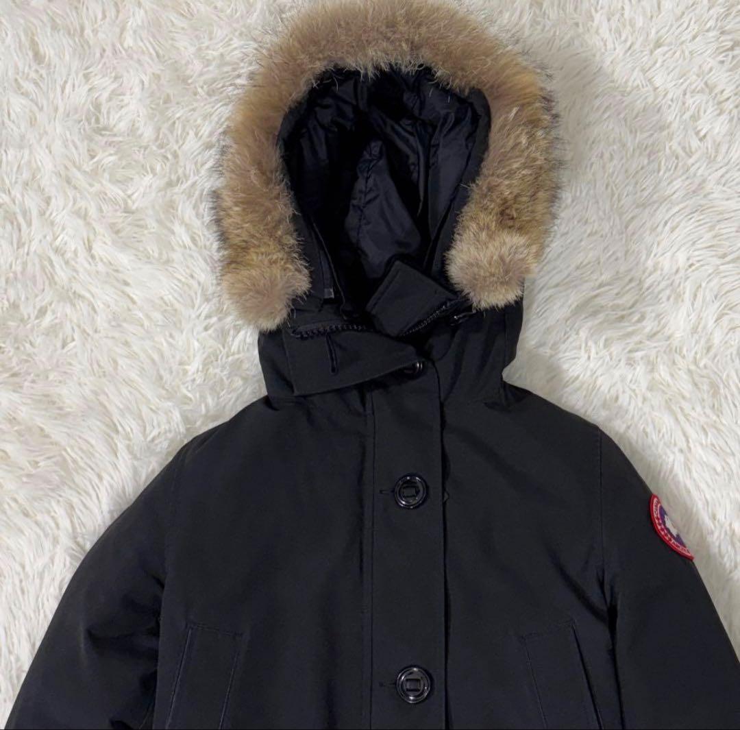 美品 カナダグース ブロンテパーカー ダウンジャケット レディース ブラック S