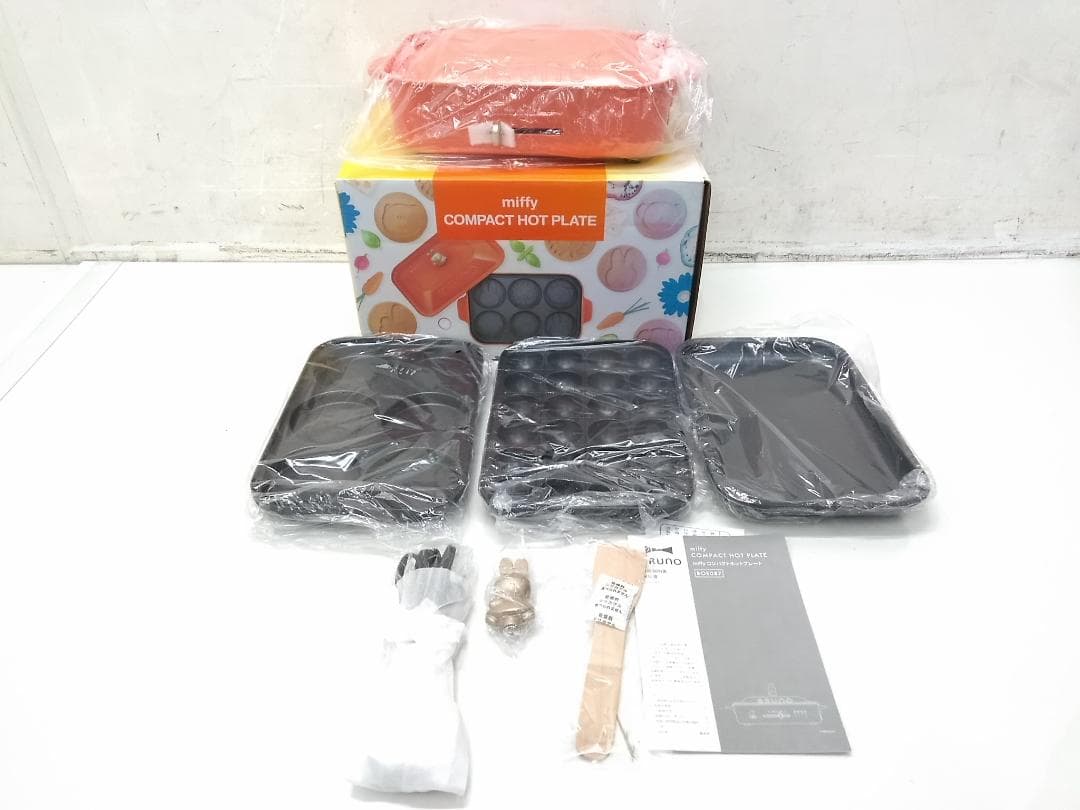 未使用 BRUNO ミッフィー コンパクトホットプレート BOE087 ●