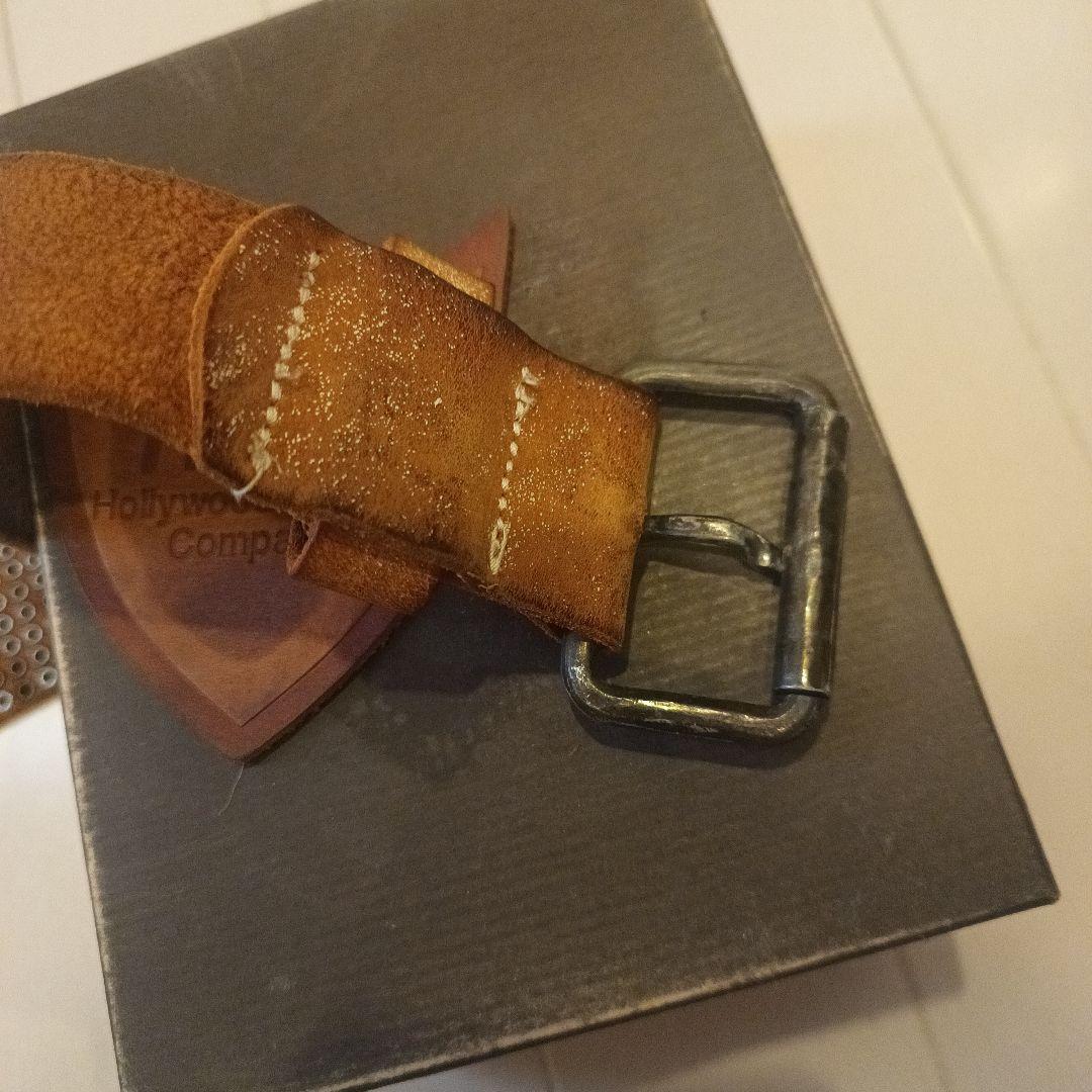 HTC スタッズ付きレザーベルト