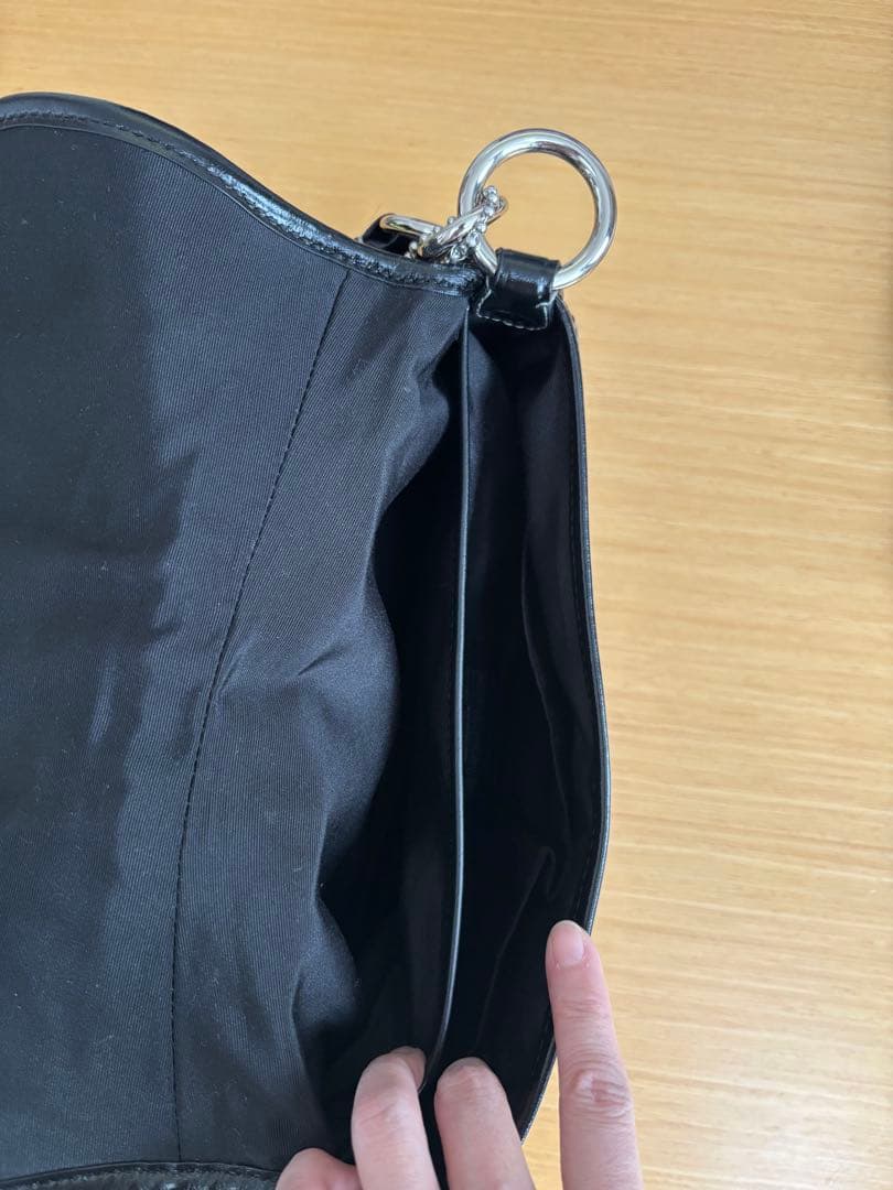 美品 コーチ ワンショルダーバッグ ソーホー シグネチャー キャンバス レザー