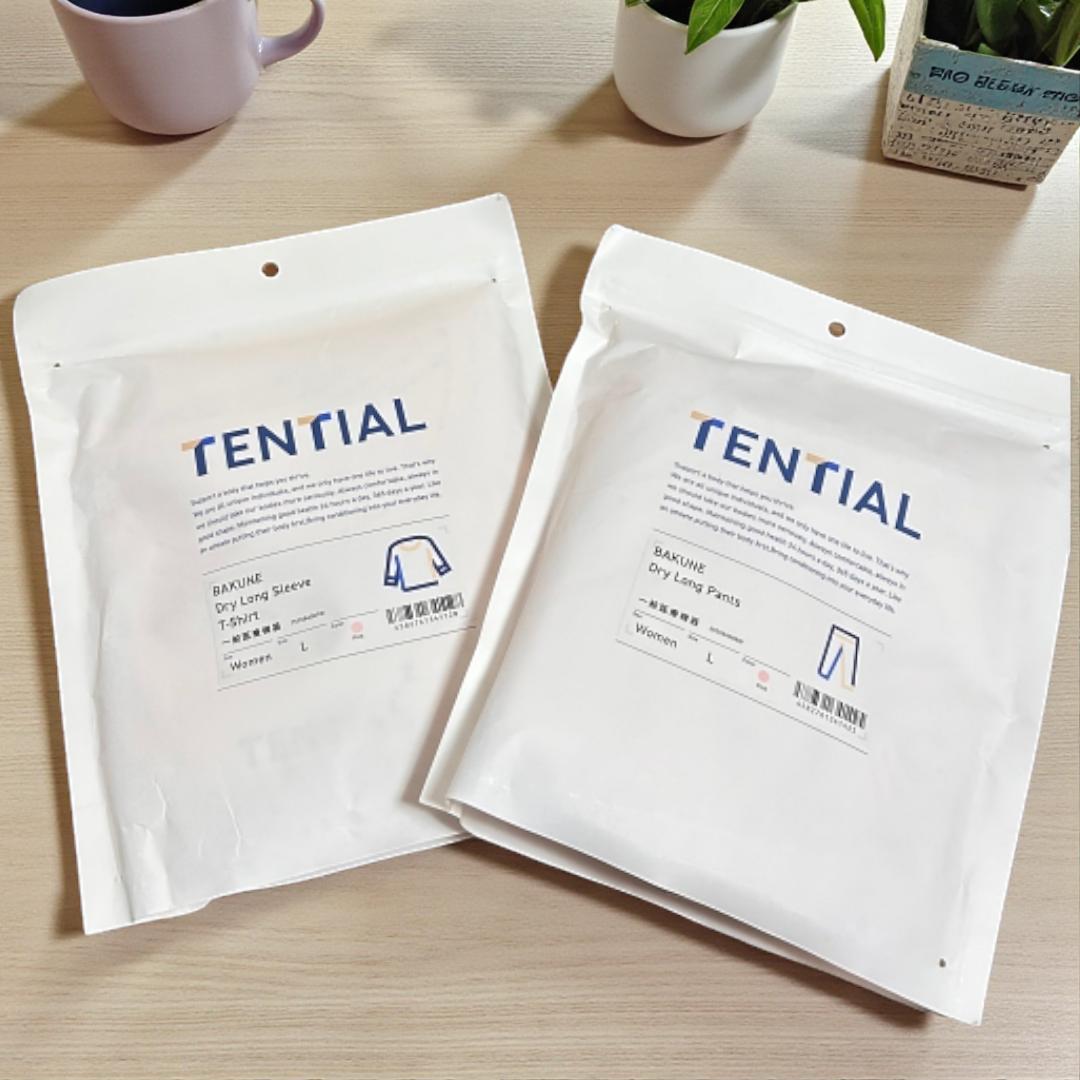 【新品未開封】TENTIAL BunkeDry 上下セットWomen L ピンク
