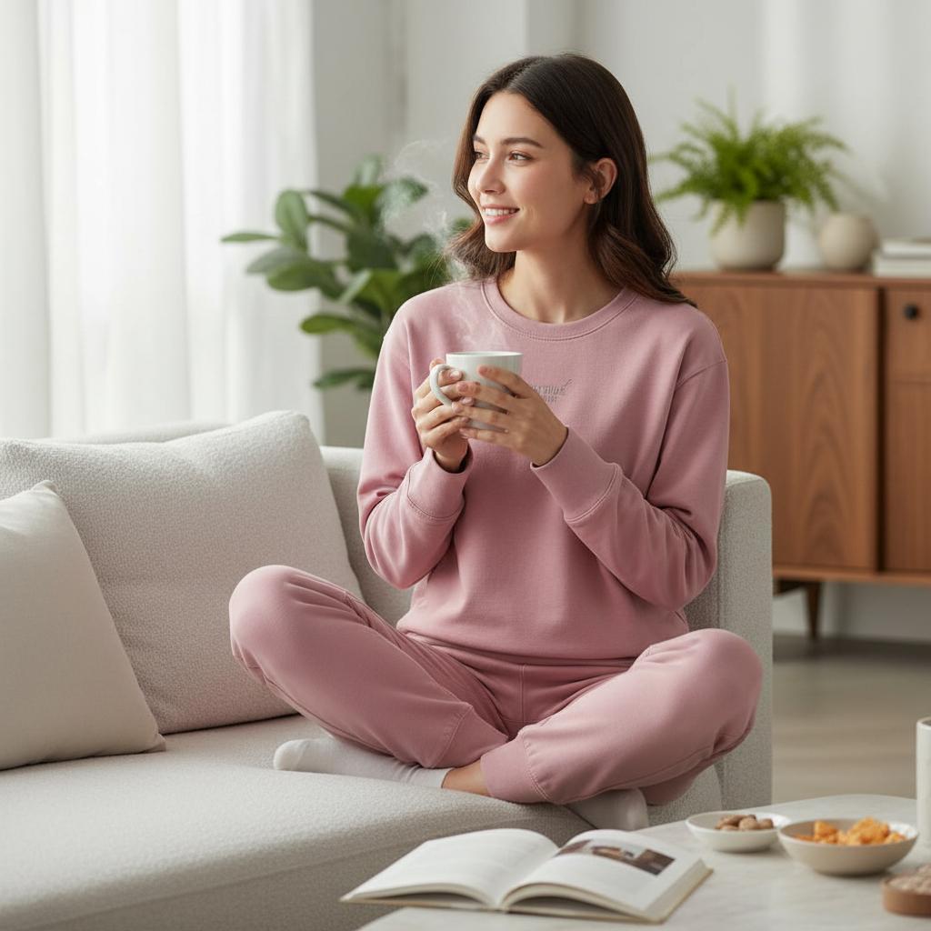 【新品未開封】TENTIAL BunkeDry 上下セットWomen L ピンク