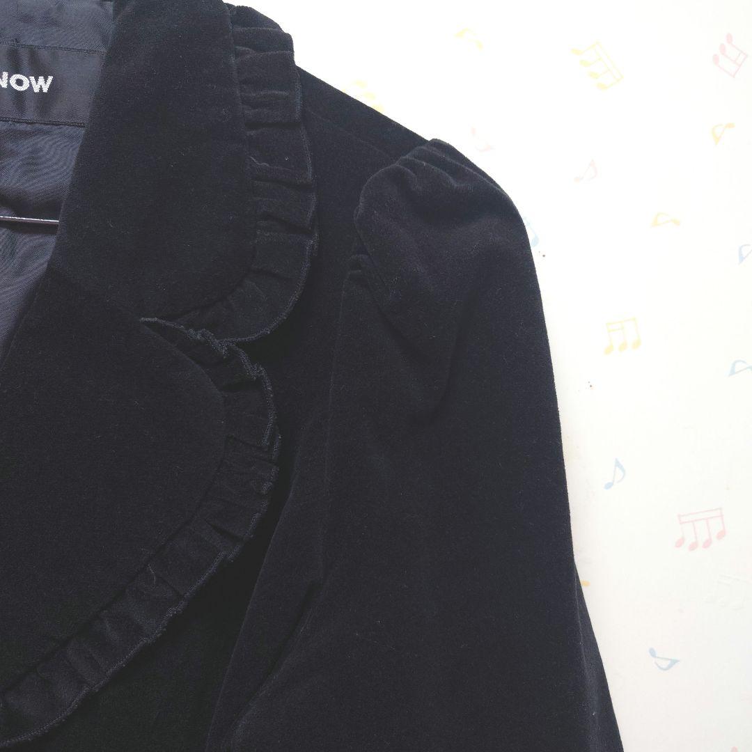 PEACE NOW ピースナウ フリル リボン ベロア ジャケット アウター