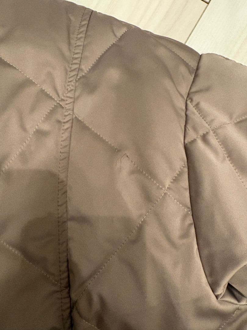 anuans taion コラボ　ミドルダウン　ベージュ