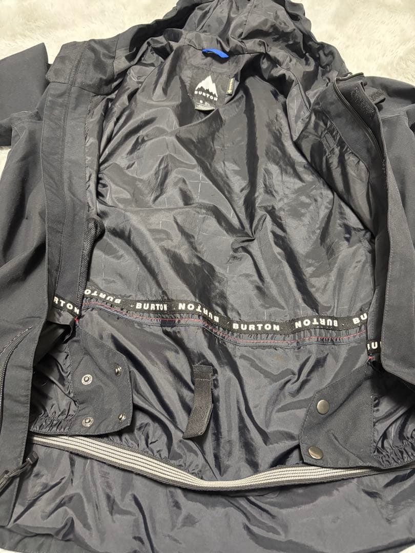 BURTON GORE-TEX ブラックジャケットメンズS ゴアテックスバートン