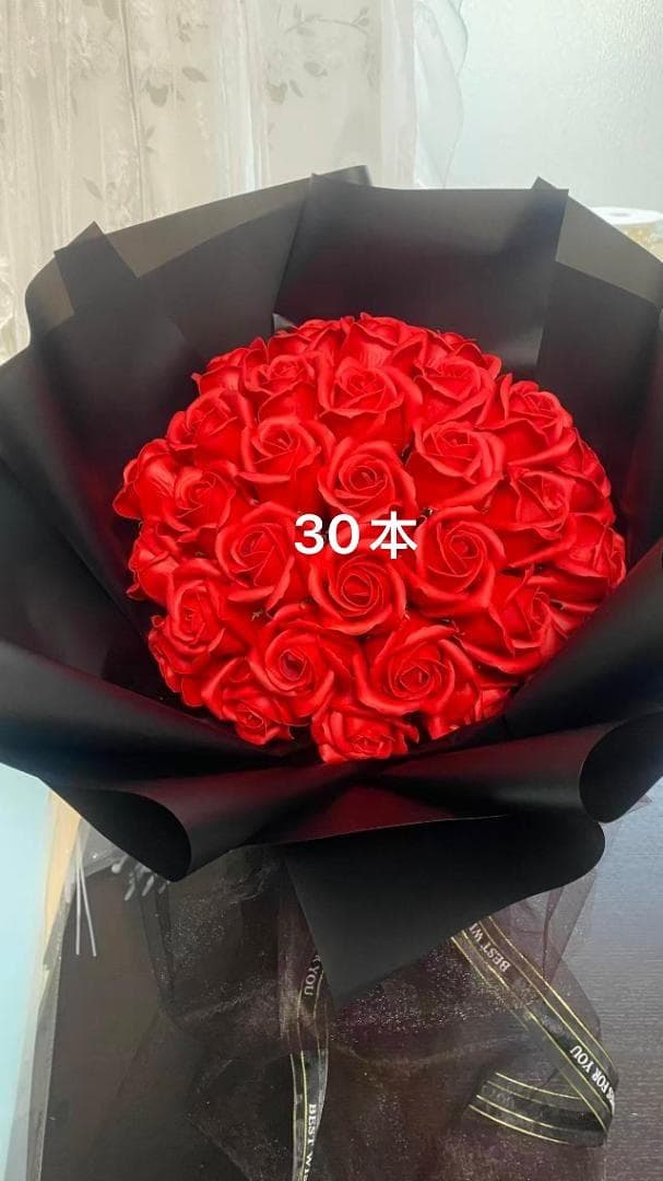 ３点フラワーギフト花束バラソープフラワーインテリア造花母の日敬老日誕生日結婚式