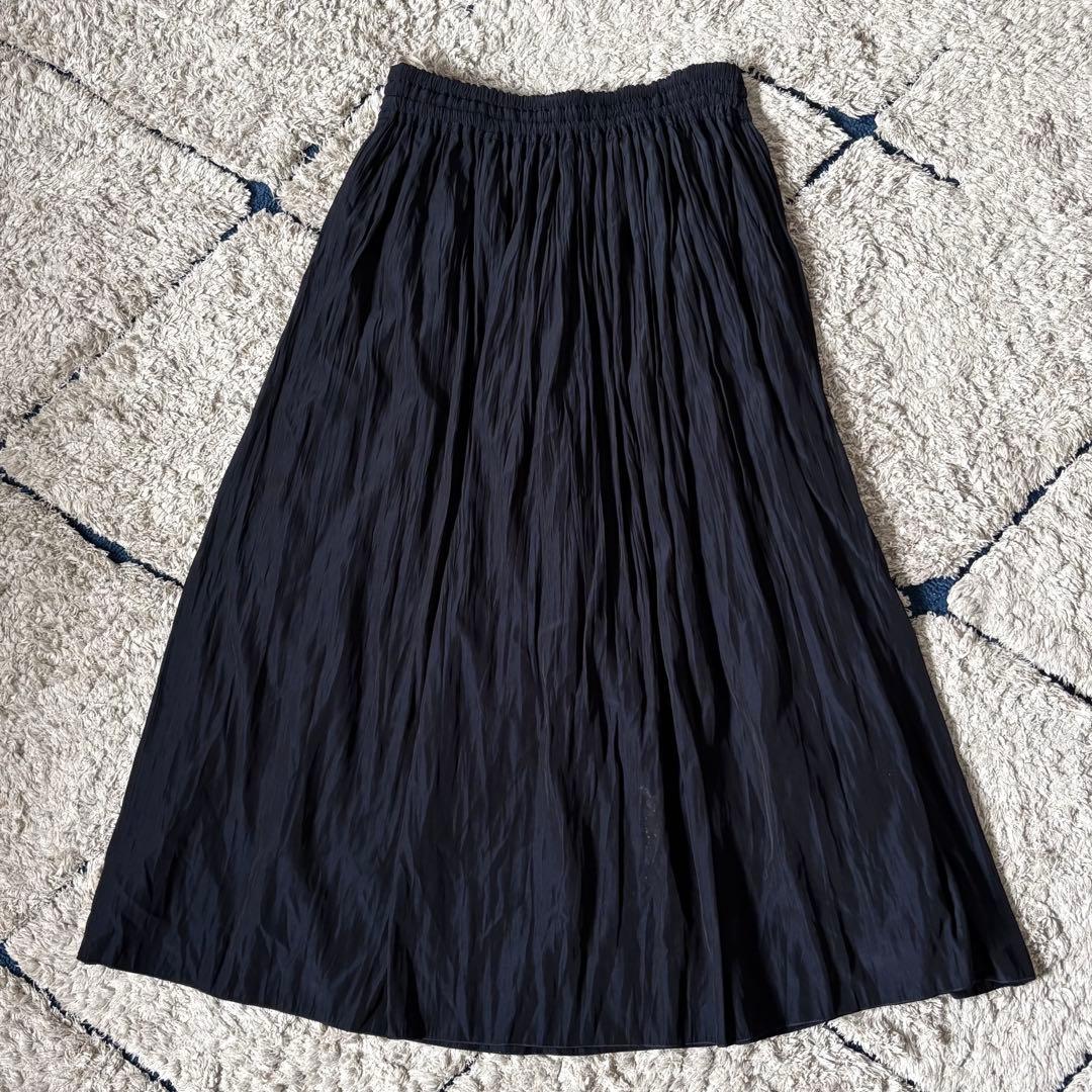 【2way✨】ブルーレーベルクレストブリッジ　リバーシブル　ロングスカート　38