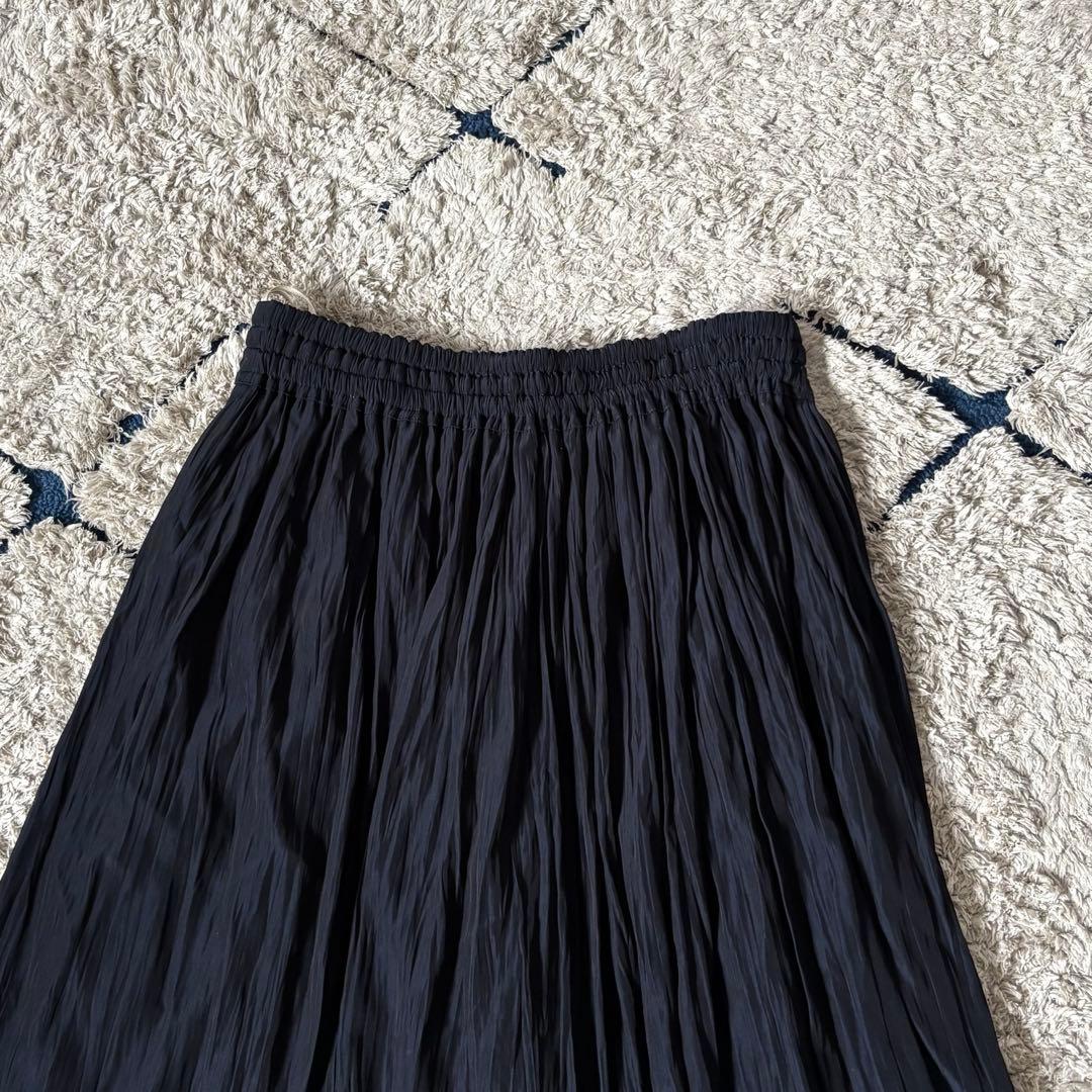 【2way✨】ブルーレーベルクレストブリッジ　リバーシブル　ロングスカート　38