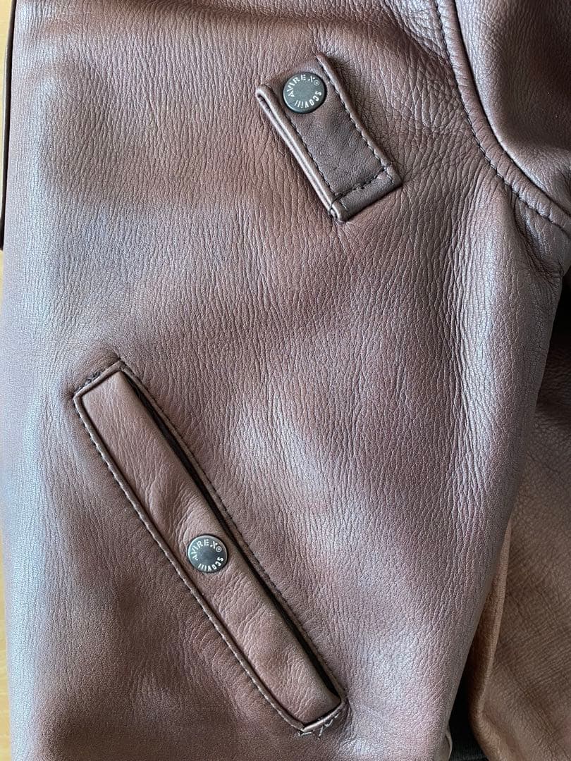 AVIREX B-15 レザージャケット