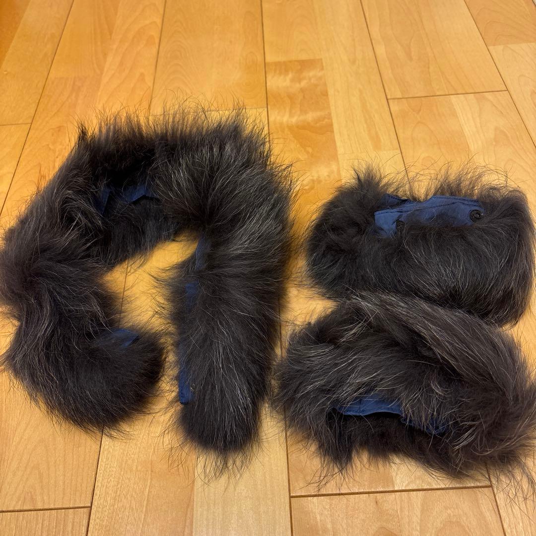 タトラス　ダウンコート　美品　ギャランティーカード　ファー付き