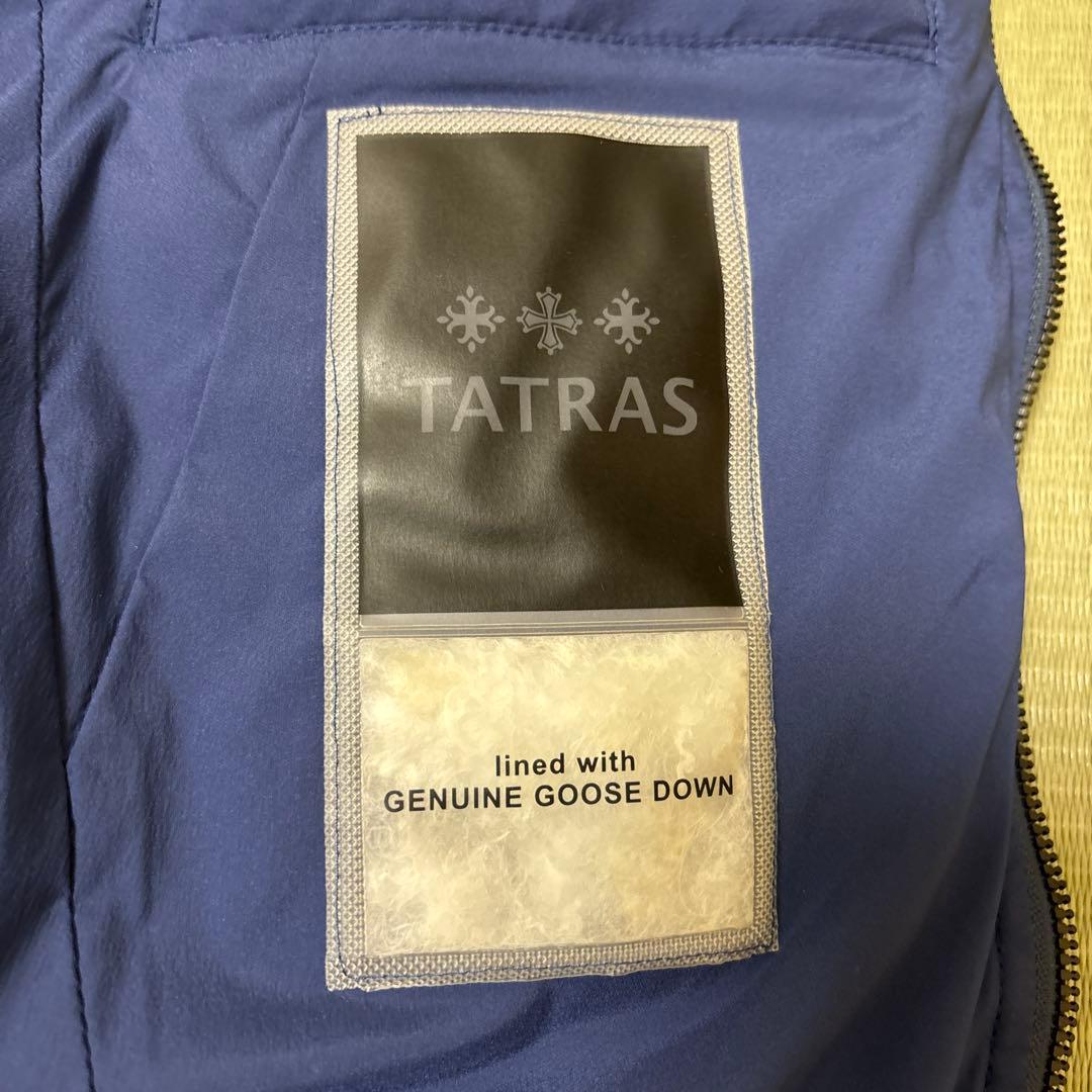 タトラス　ダウンコート　美品　ギャランティーカード　ファー付き