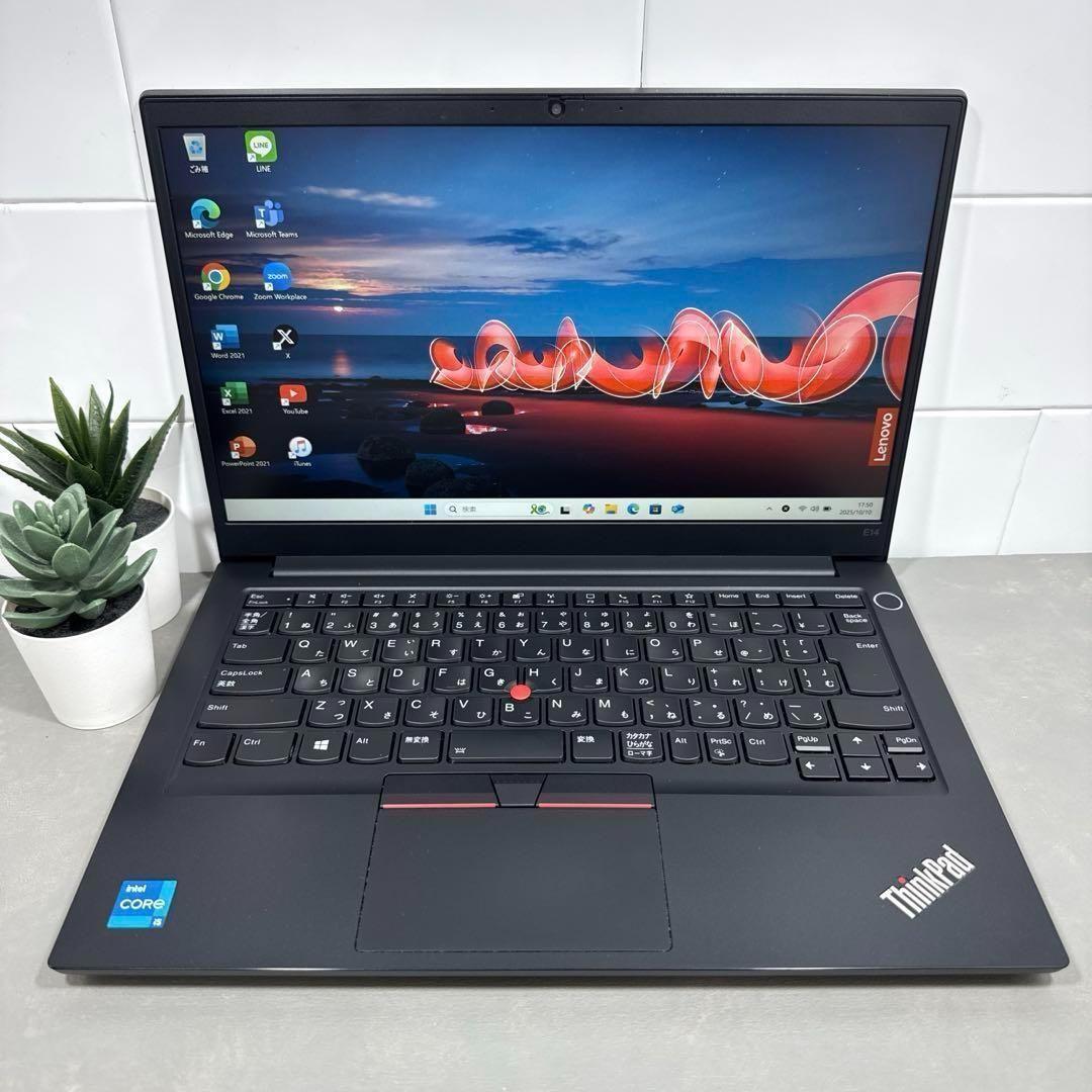 【高性能】Thinkpad E14Gen2☘11世代i5☘️NVMe512GB