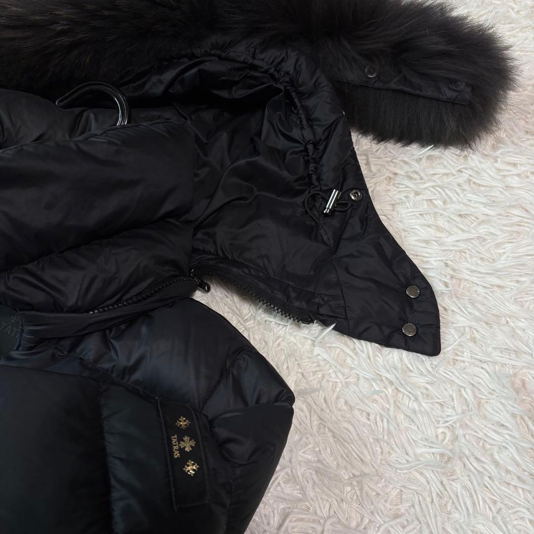 カード付/極美品/22AW✨タトラス ダウンコート サルマ ファー 3way 黒
