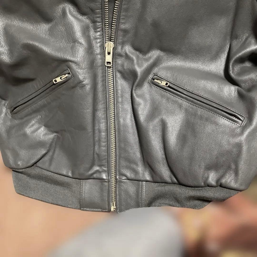 m*t様 MA-1 Morgan 牛本革 フライトジャケット　サイズL L 上野