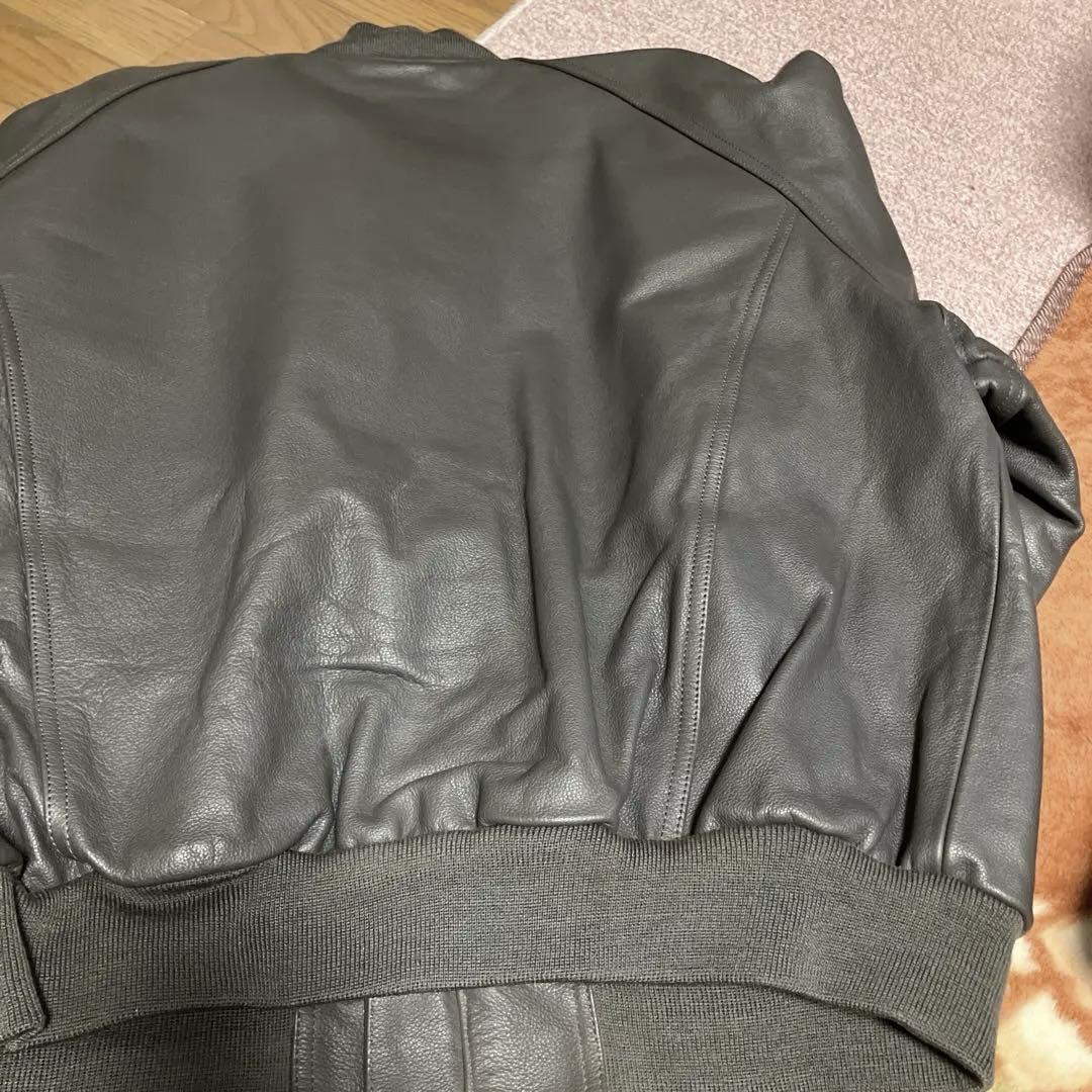 m*t様 MA-1 Morgan 牛本革 フライトジャケット　サイズL L 上野