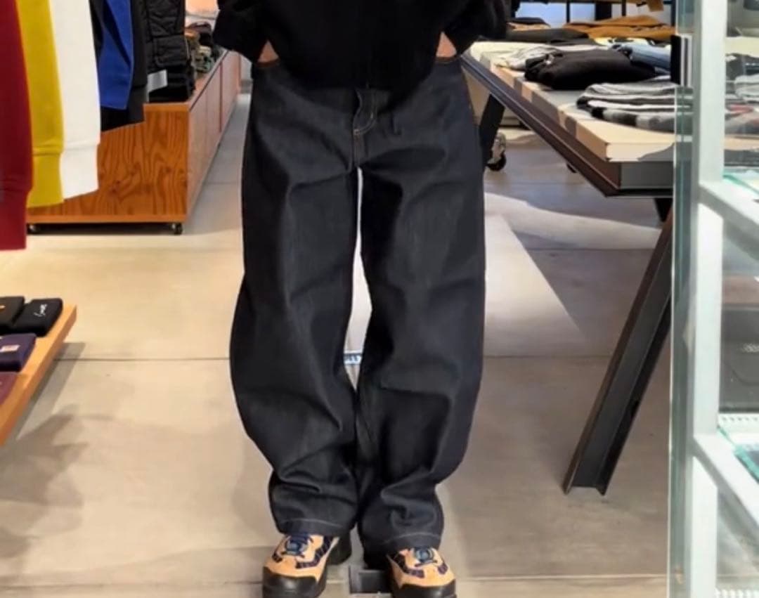 パンツ Carhartt WIP BRANDON PANT blue rigid XS